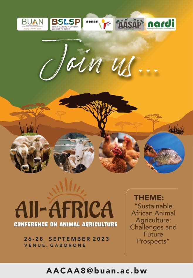ALL AFRICA CONFERENCE ON  ANIMAL. AGRICULTURE